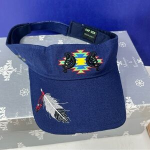 Native American Sedona Protect & Preserve Embroidered Visor USA